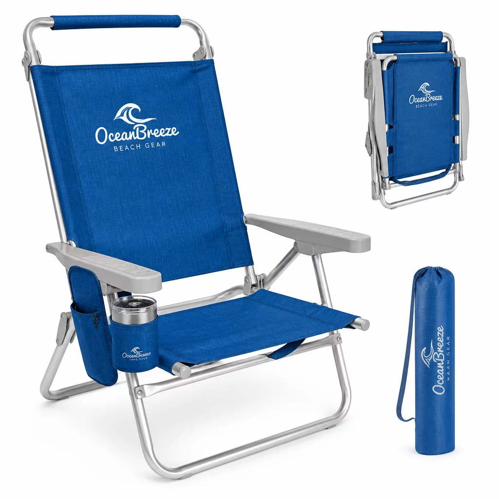 OceanBreeze Folding Beach Chair