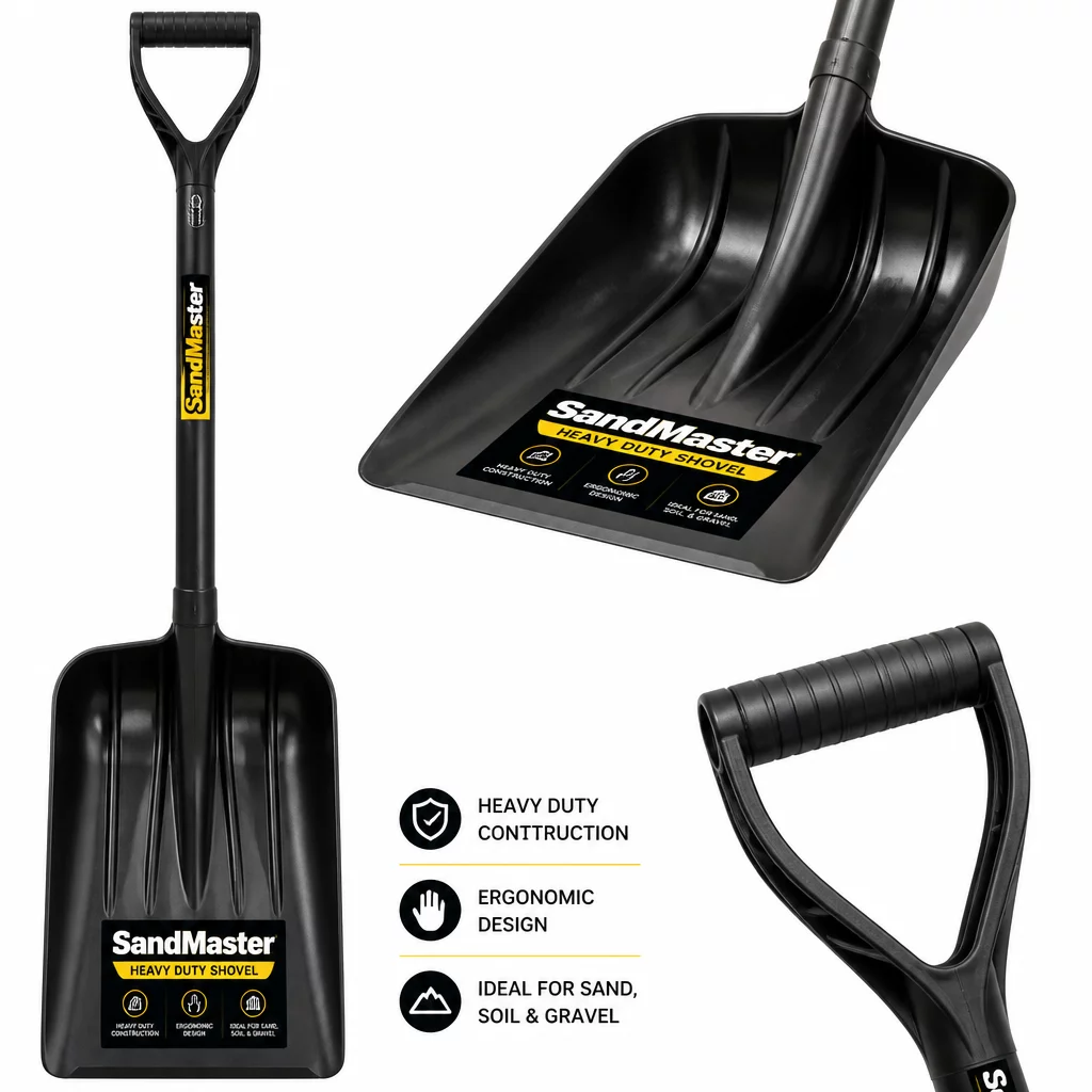 SandMaster Heavy Duty Shovel