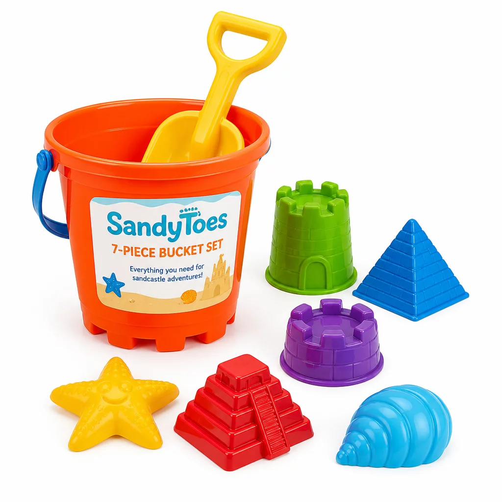 SandyToes 7-Piece Bucket Set