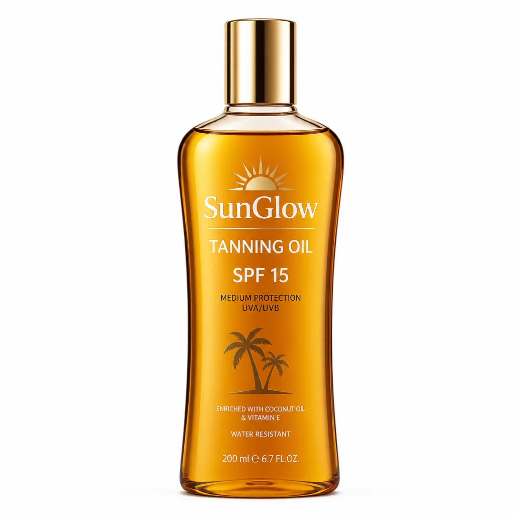 SunGlow Tanning Oil SPF15